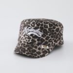 Autumn Style Kids’ Leopard Suede Flat Cap