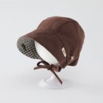 Autumn Style Light Corduroy & Grid Double-Face Children’s Crossbody Bag