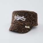 Autumn Style Kids’ Leopard Suede Flat Cap