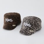 Autumn Style Kids’ Leopard Suede Flat Cap
