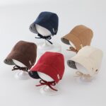 Autumn Style Light Corduroy & Grid Double-Face Children’s Crossbody Bag