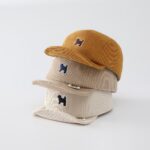 Autumn Style Light Corduroy Puppy Baseball Cap