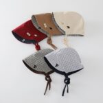 Autumn Style Light Corduroy & Grid Double-Face Children’s Shoulder Bag