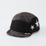 Autumn Style Leopard Print Corduroy Kids Star Baseball Cap