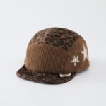 Autumn Style Leopard Print Corduroy Kids Star Baseball Cap