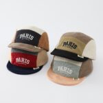 Autumn Style Light Corduroy Paris Color-block Kids Baseball Cap