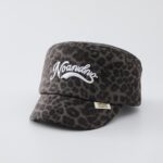 Autumn Style Kids’ Leopard Suede Flat Cap
