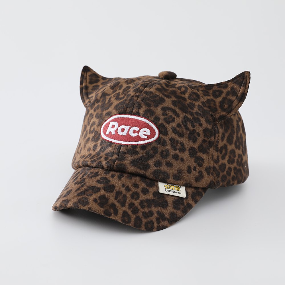 Autumn Style Leopard Cat-Ear RACE Cap