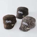 Autumn Style Kids’ Leopard Suede Flat Cap